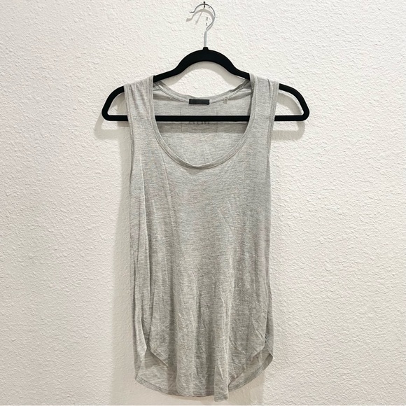 ATM Anthony Thomas Melillo Loose-Fit Modal Sweetheart Tank in Grey Size XS - Picture 1 of 3